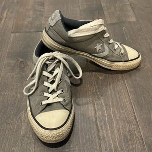 CONVERSE Army Green Canvas Shoes Size 6.5 Womens 4.5 Mens Unisex All Star